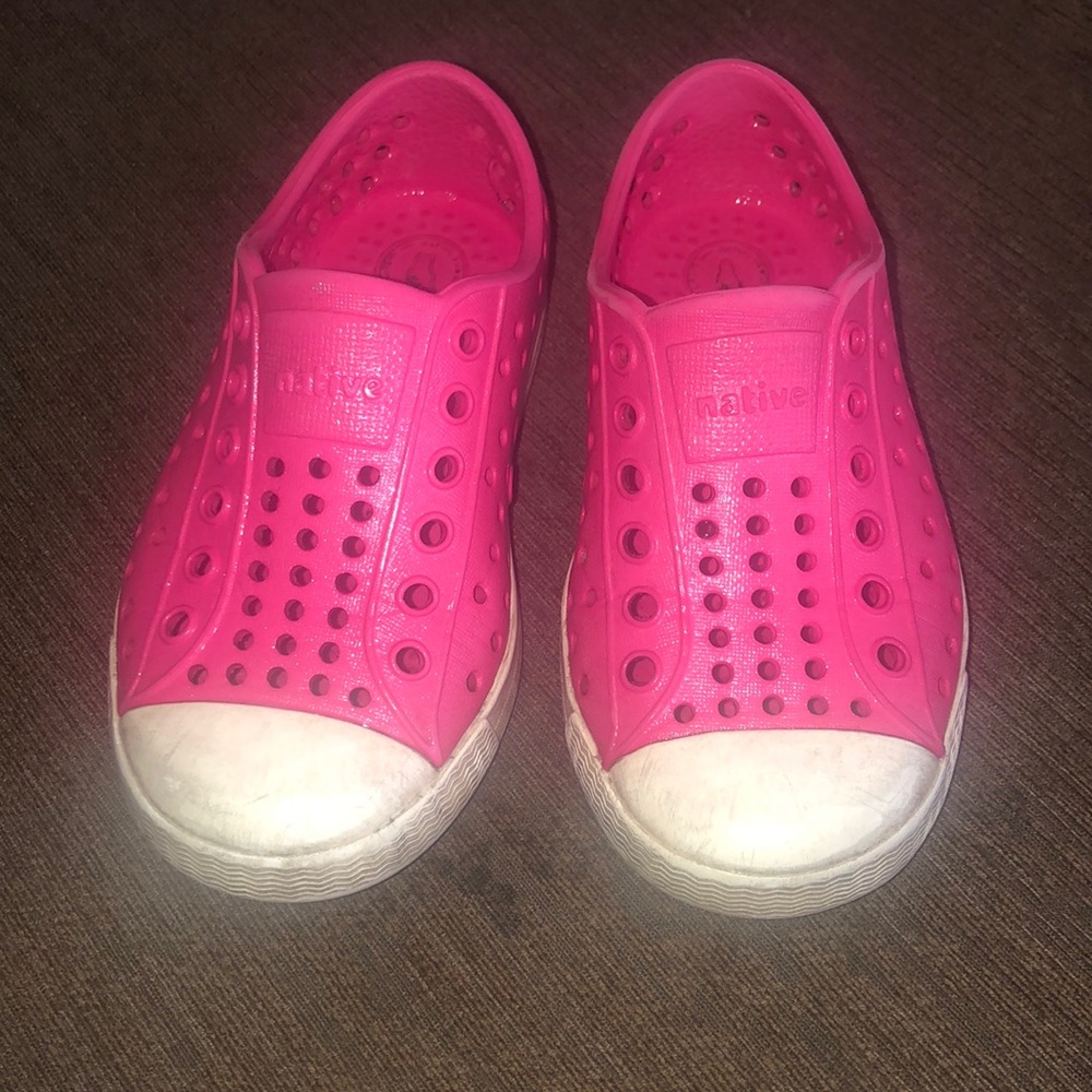 Hot pink Natives.